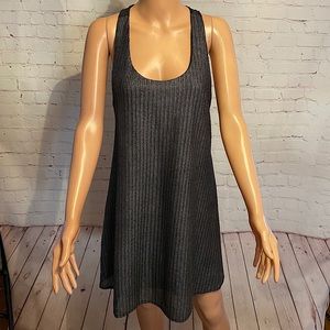 Lucca Couture beautiful silver textured dress size medium contemporary